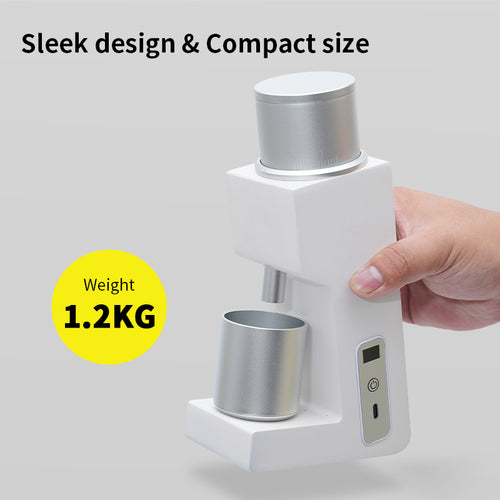 CAFOVO FR-G005mini 38mm Six-Core Conical Burr Electric Single-Dose Coffee Grinder