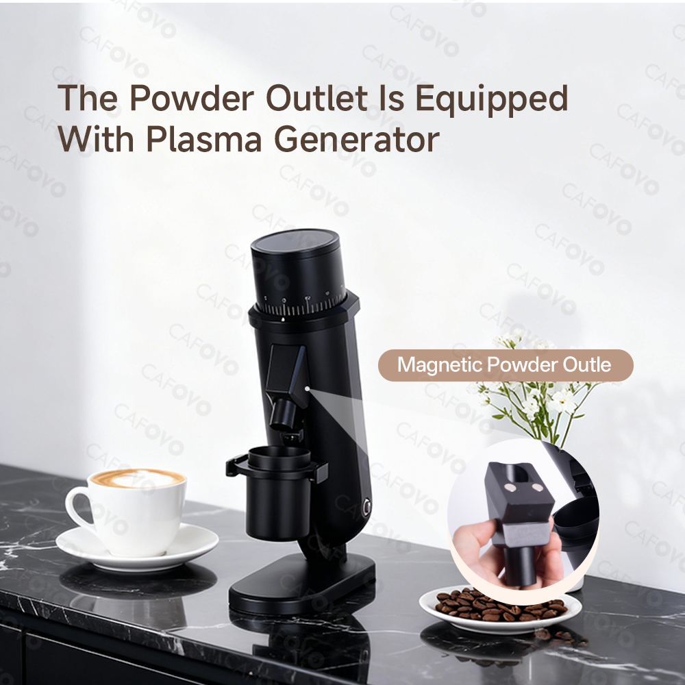 CAFOVO FR-G263C Electric Coffee Grinder With 63mm 8-Core Conical Burr For Espresso American Coffee
