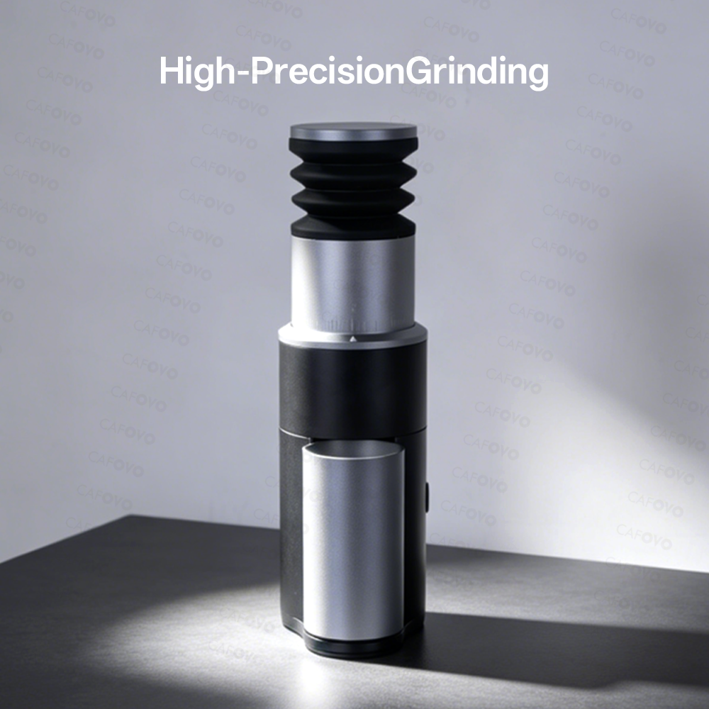 CAFOVO FR-G248C-Mini Electric Coffee Grinder With 38mm 6-Core Conical Burr For Espresso American Coffee