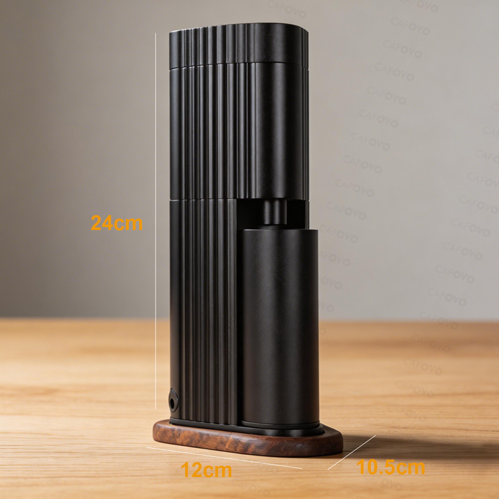 CAFOVO FR-G448C 48mm 7-Core Stainless Steel Burr Electric Single-Dose Coffee Grinder