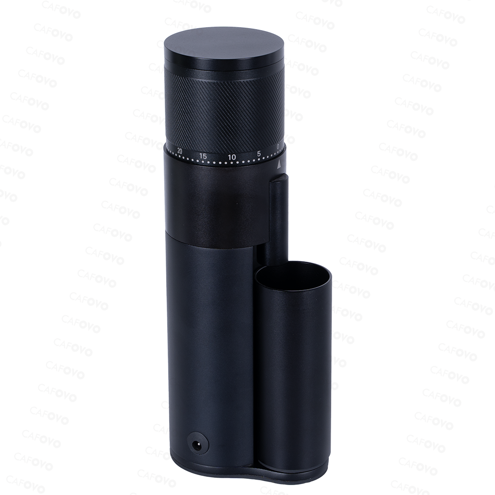 CAFOVO FR-G248C-N Electric Coffee Grinder With 48mm 7-Core Conical Burr For Espresso American Coffee