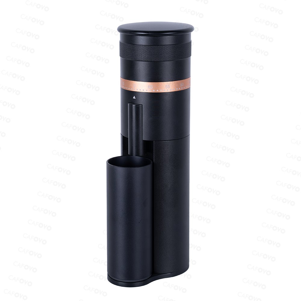 CAFOVO FR-G248C Electric Coffee Grinder With 48mm 7-Core Conical Burr For Espresso American Coffee