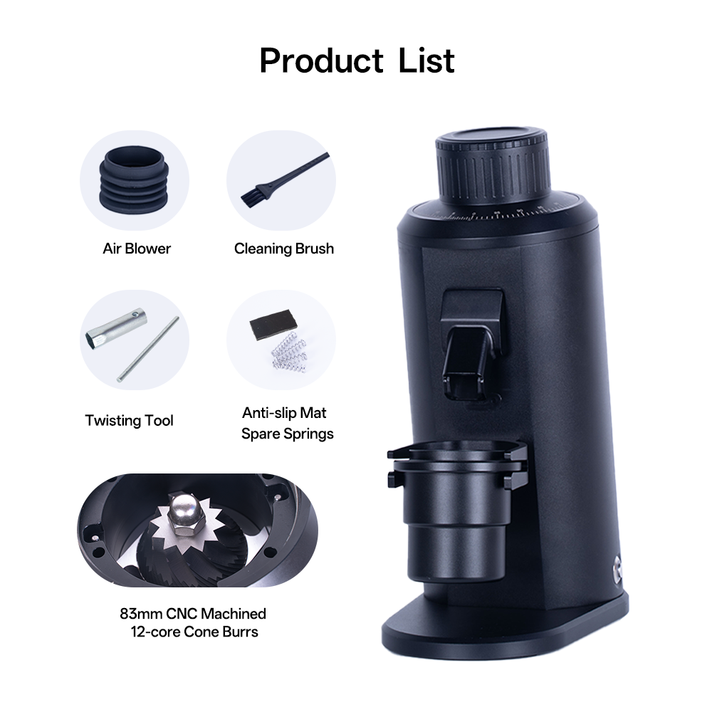 CAFOVO FR-G183C 83mm Conical Burr Coffee Grinder