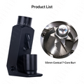 CAFOVO FR-G255CV Electric Coffee Grinder With 55mm 7-Core Conical Burr For Espresso American Coffee