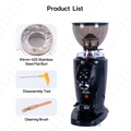 CAFOVO FR-G264F Electric Coffee Grinder With 64mm Stainless Steel Flat Burrs For Espresso American Coffee