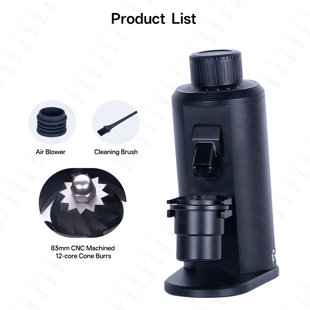 CAFOVO FR-G183C 83mm Conical Burr Electric Single-Dose Coffee Grinder
