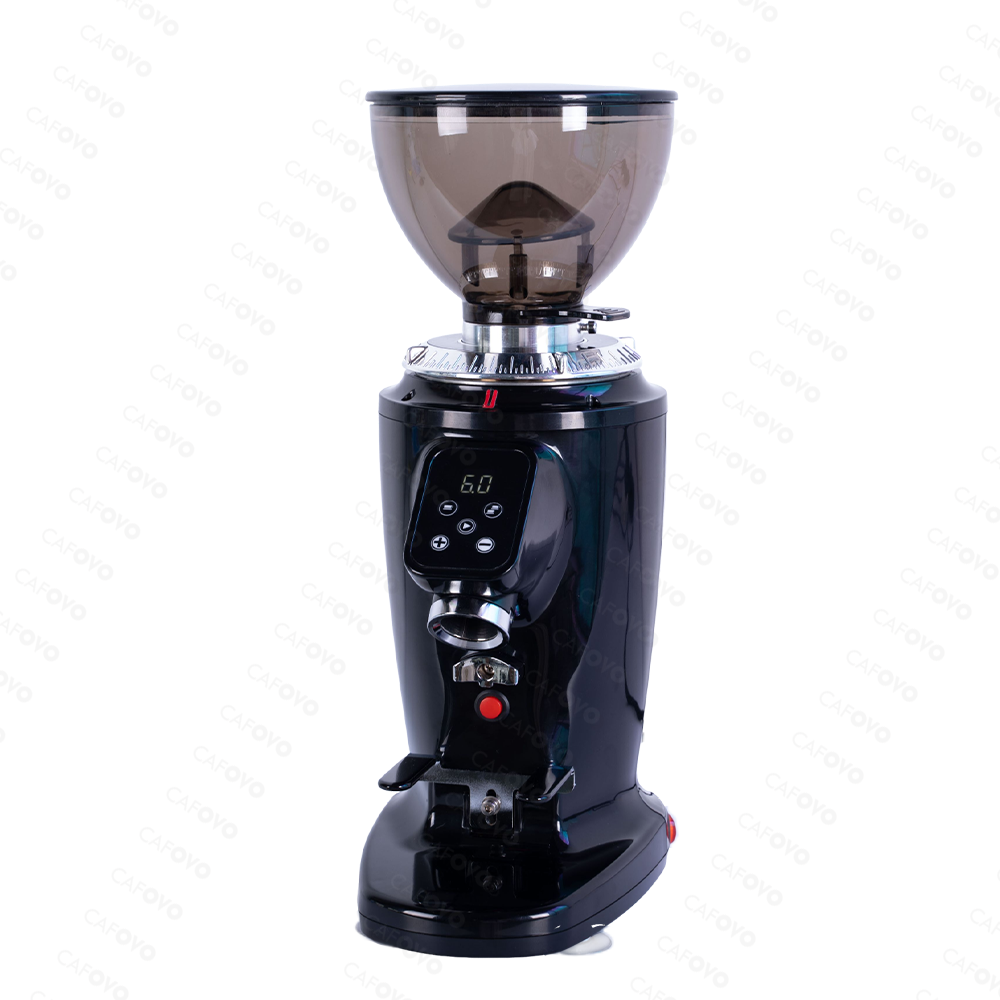 CAFOVO FR-G264F Electric Coffee Grinder With 64mm Stainless Steel Flat Burrs For Espresso American Coffee