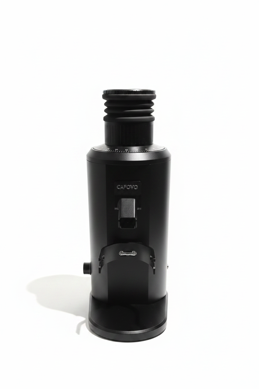 CAFOVO Grinder — Black & White Minimalist